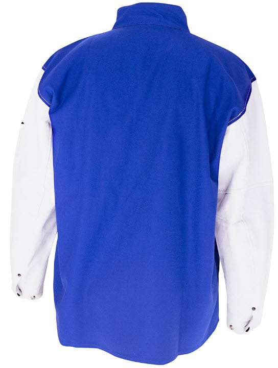 Black Stallion Clothing Black Stallion Grain Goatskin & FR Cotton Hybrid Welding Jacket JH3010-RB