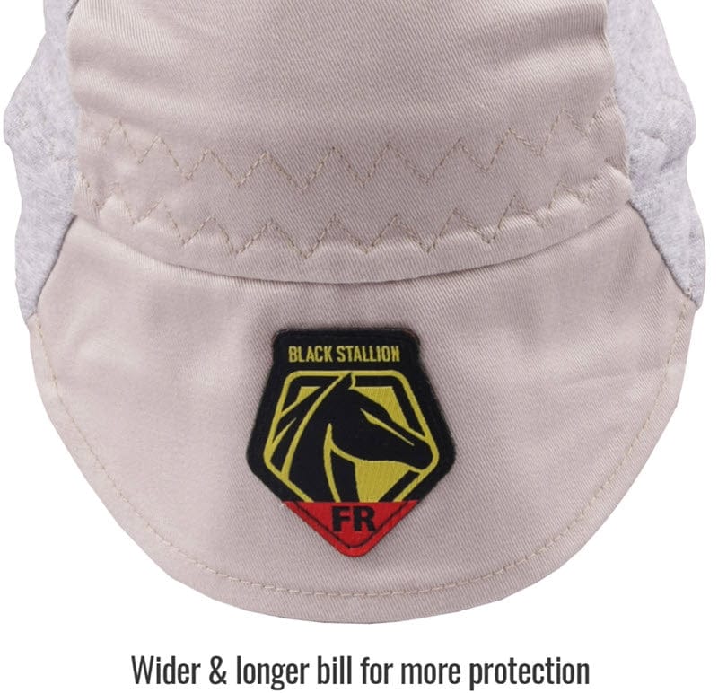 Black Stallion Clothing Black Stallion Gray/Stone Khaki Welding Cap AH1630-GS
