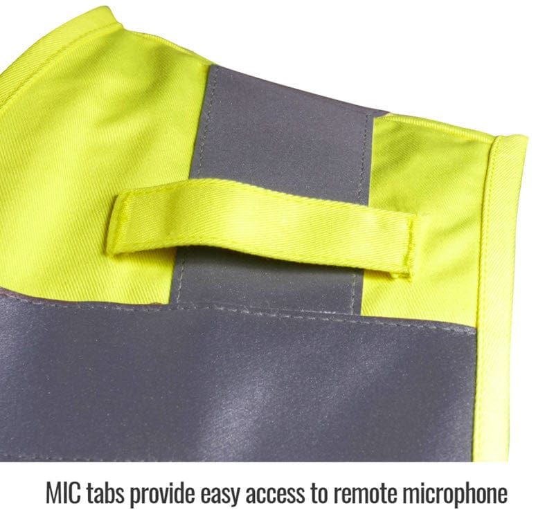 Black Stallion Clothing Black Stallion Hi-Vis ANSI Class 2 FR Cotton Safety Vest VF1110