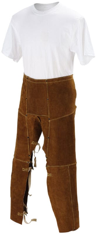Black Stallion Leather Split-Leg Apron "Chaps"- Split Cowhide 40WS