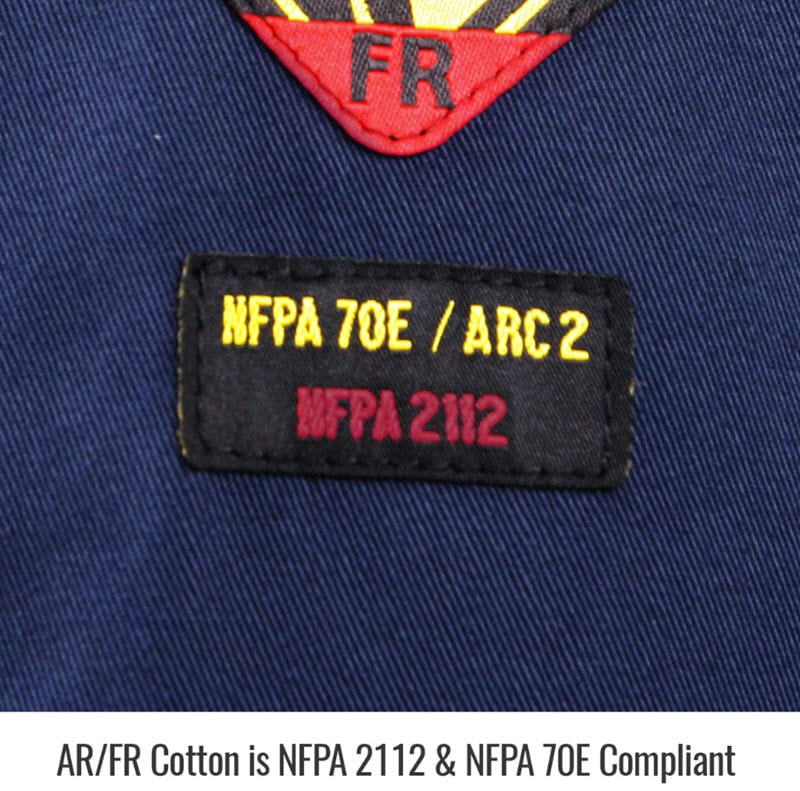 Black Stallion Clothing Black Stallion Navy AR/FR Work Shirt WF2110-NV