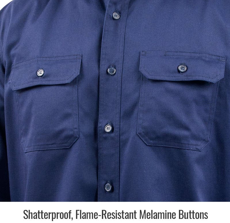 Black Stallion Clothing Black Stallion Navy AR/FR Work Shirt WF2110-NV