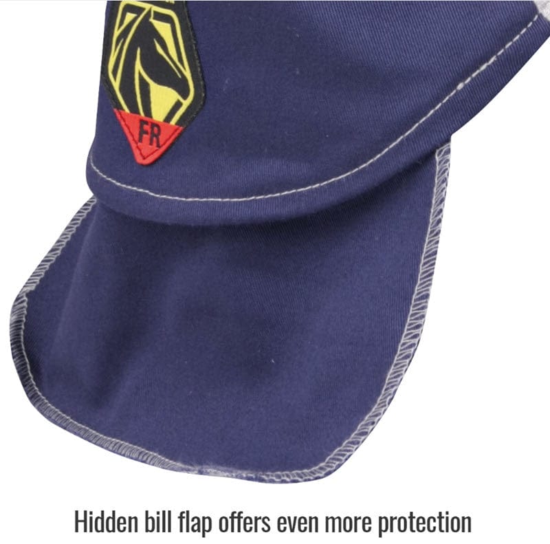 Black Stallion Clothing Black Stallion Navy/Gray Welding Cap AH1630-NG