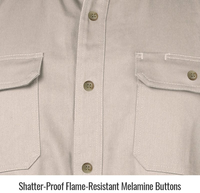 Black Stallion Clothing Black Stallion Stone Khaki AR/FR Work Shirt WF2110-ST