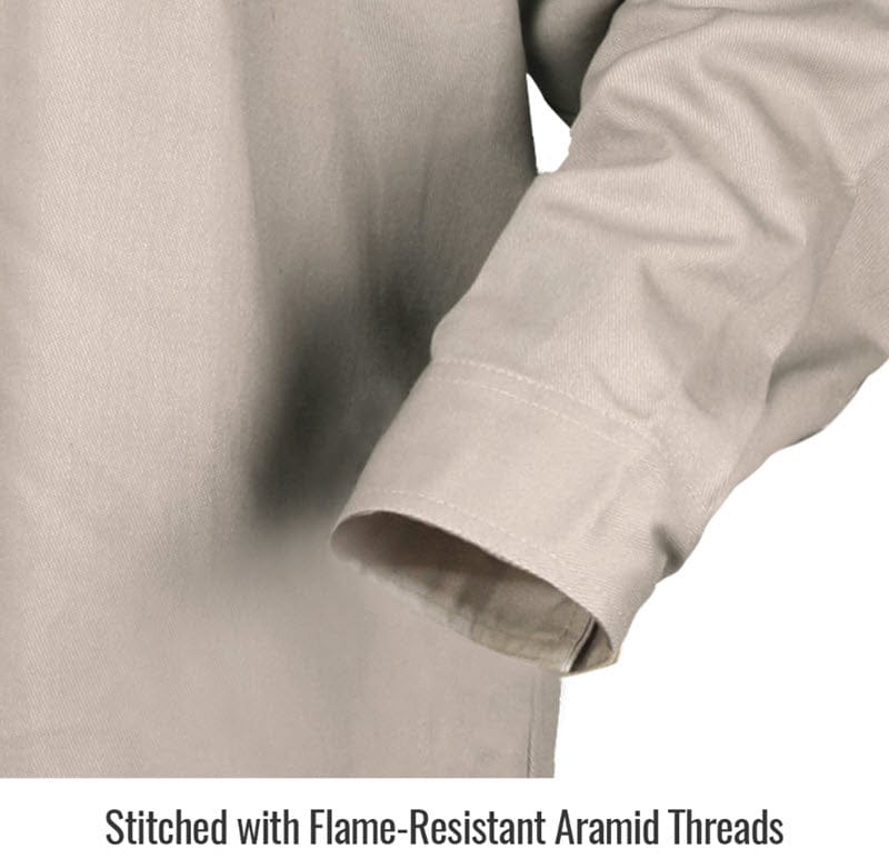 Black Stallion Clothing Black Stallion Stone Khaki AR/FR Work Shirt WF2110-ST