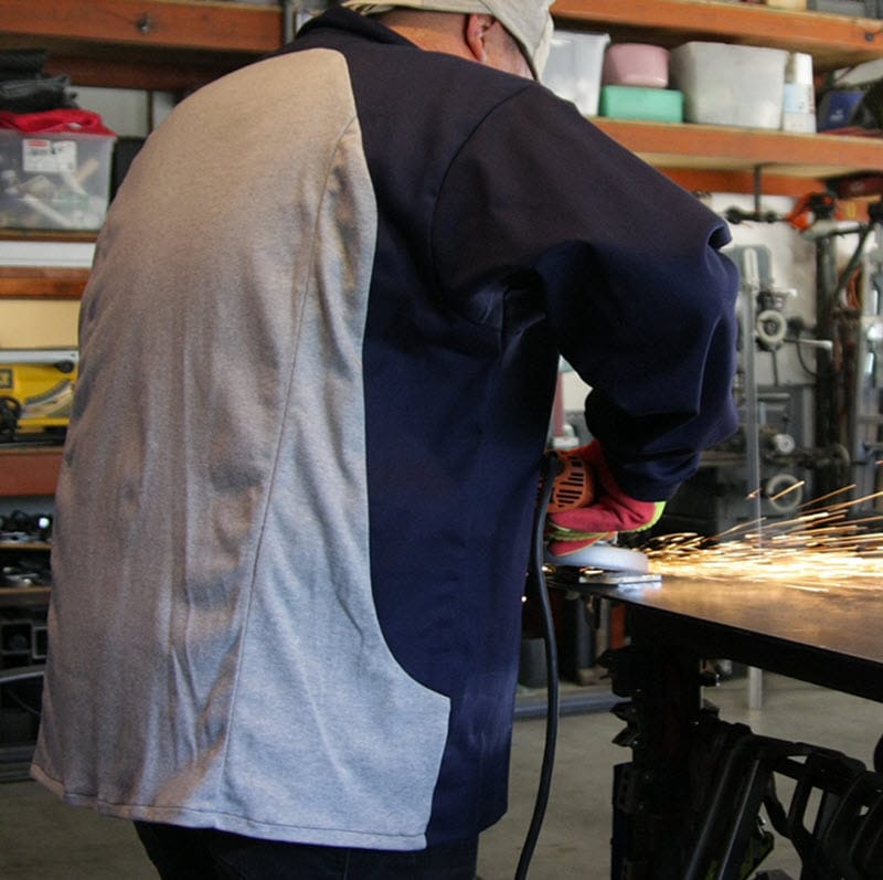 Black Stallion Clothing Black Stallion Stretch-Back FR Cotton Welding Jacket JF1625-NG