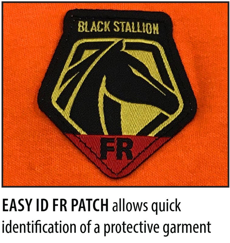 Black Stallion Clothing Black Stallion Welding Jacket - FR Orange Cotton w/Reflectives JF1010-OR