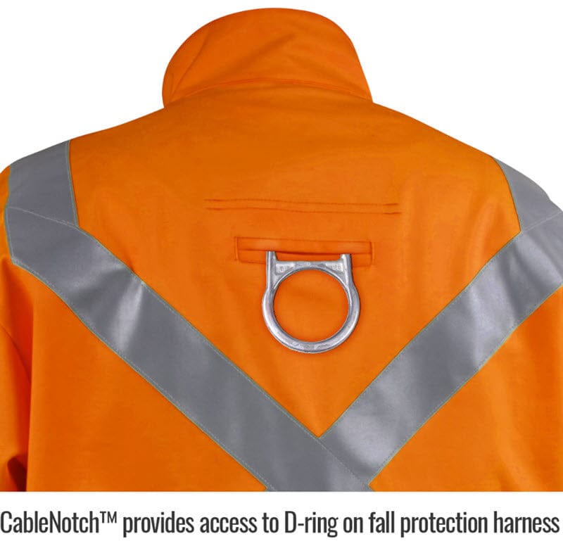 Black Stallion Clothing Black Stallion Welding Jacket - FR Orange w/Reflectives JF1012-OR