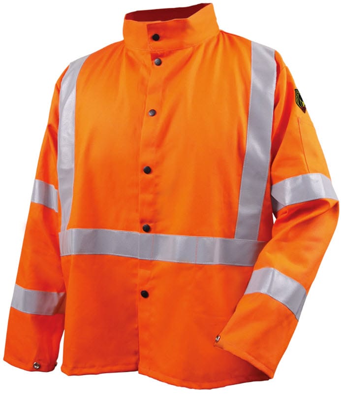 Black Stallion Clothing Black Stallion Welding Jacket - FR Orange w/Reflectives JF1012-OR