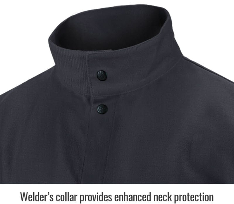 Black Stallion Clothing Black Stallion Welding Jacket - TruGuard 200 FR Black Cotton FBK9-30C