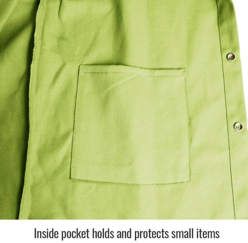 Black Stallion Clothing Black Stallion Welding Jacket - TruGuard 200 FR Lime Cotton FL9-30C