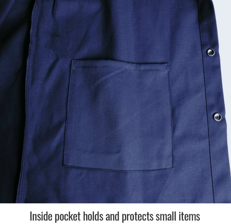 Black Stallion Clothing Black Stallion Welding Jacket - TruGuard 200 FR Navy Blue Cotton FN9-30C