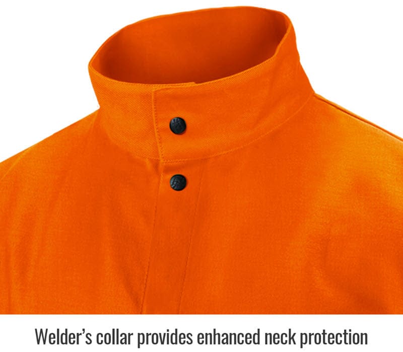 Black Stallion Clothing Black Stallion Welding Jacket - TruGuard 200 FR Orange Cotton FO9-30C