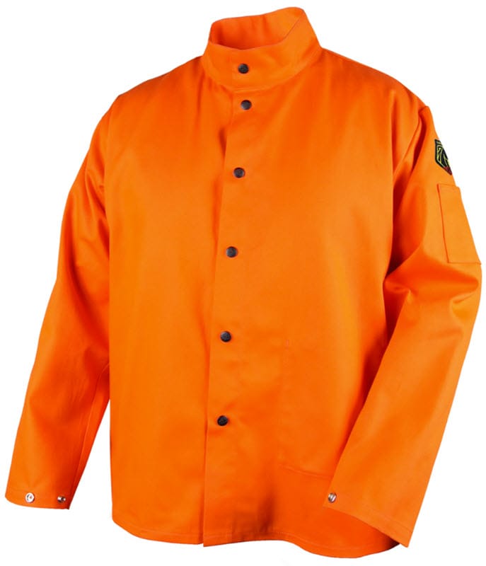 Black Stallion Clothing Black Stallion Welding Jacket - TruGuard 200 FR Orange Cotton FO9-30C