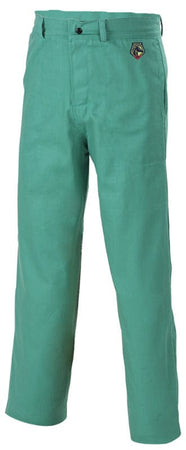 Black Stallion Welding Pants - FR Green Cotton F9-32P