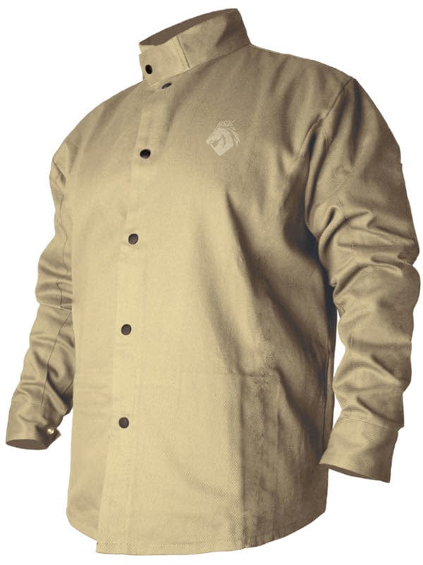 Black Stallion Clothing BSX FR Cotton Welding Jacket - Khaki BXTN9C