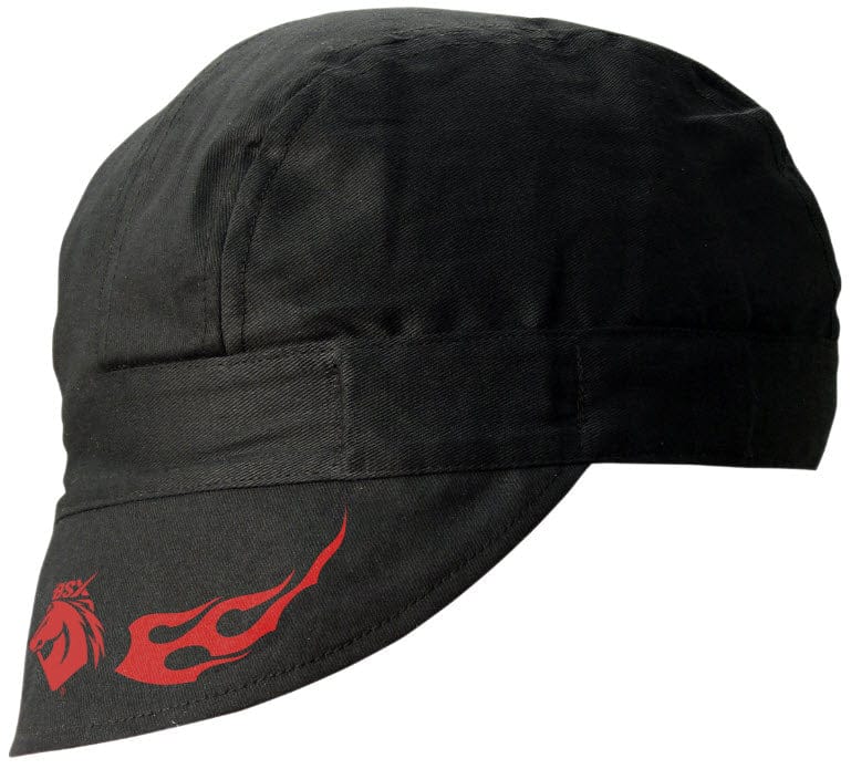 Black Stallion Clothing One Size Fits Most BSX Welding Cap BC5W-BK