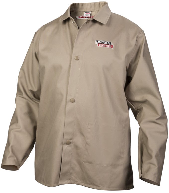 Lincoln Clothing Lincoln Khaki Traditional FR Cloth Welding Jacket K3317
