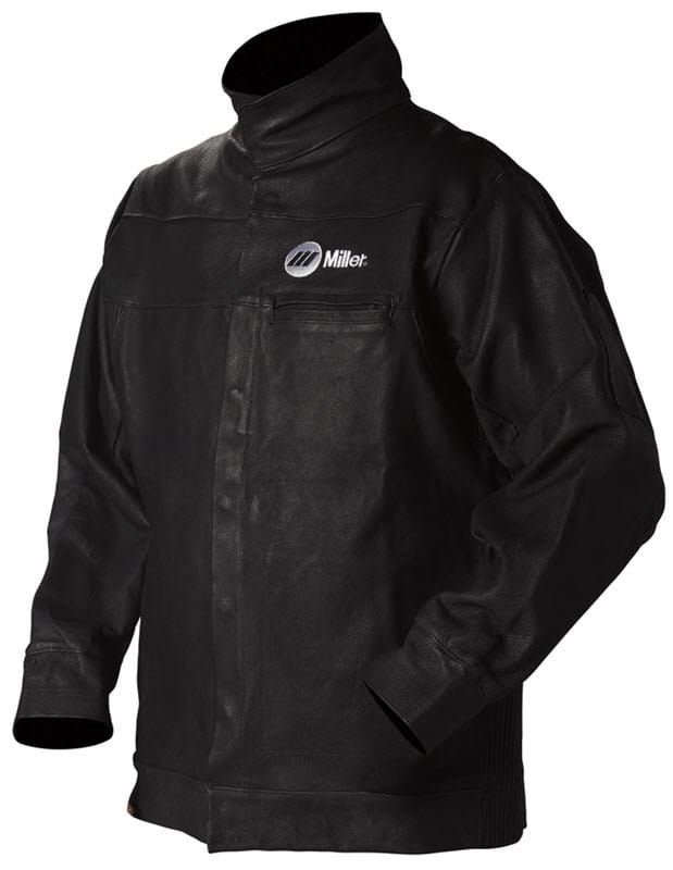 Miller Clothing Miller Leather Welding Jacket Size 2XL - Grain Pigskin Leather 231092
