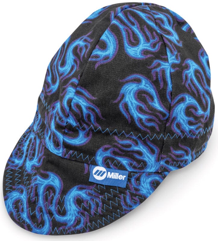 Miller Clothing Miller Welding Cap Blue Flame 2 Size 7 1/2 - 286974