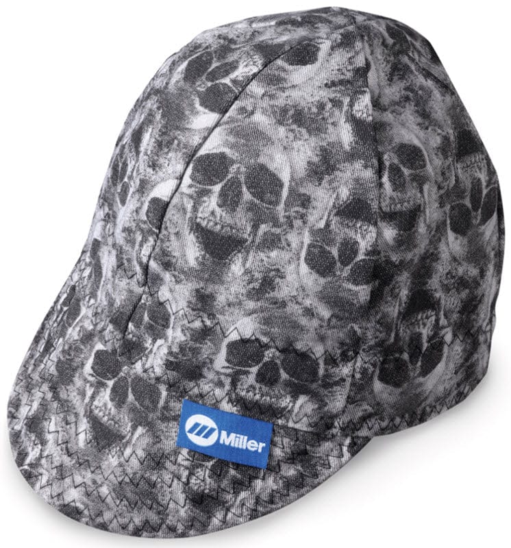 Miller Clothing Miller Welding Cap Ghost Skulls 2 Size 7 1/8 - 286977