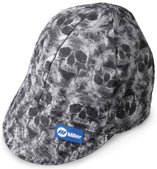 Miller Clothing Miller Welding Cap Ghost Skulls 2 Size 7 3/8 - 286979