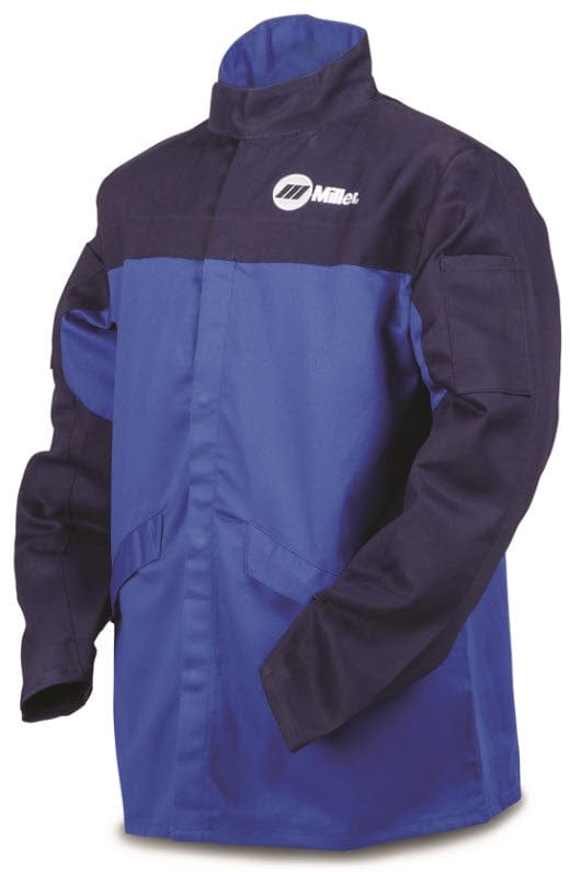 Miller Clothing Miller Welding Jacket - Blue INDURA Cotton
