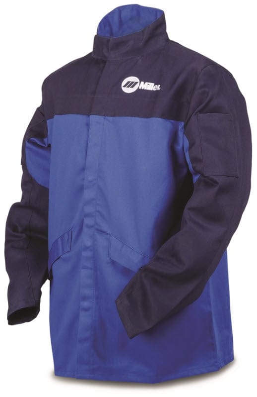 Miller Clothing Miller Welding Jacket - Blue INDURA Cotton