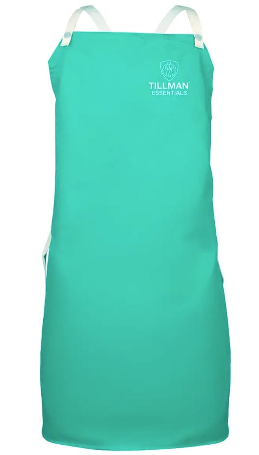 Tillman Essentials teal apron with white straps