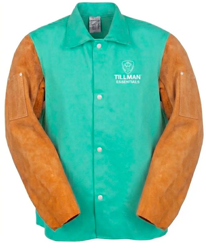 Tillman Essentials Hybrid Leather/FR Cotton Welding Jacket - 9830