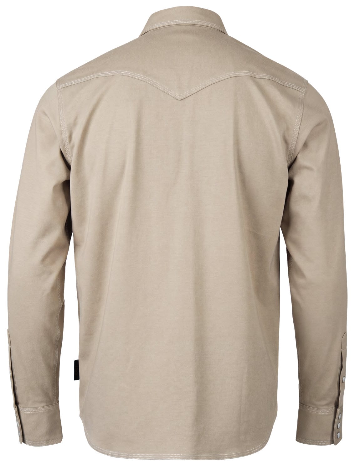 Back view of a Tillman tan long sleeve western work shirt