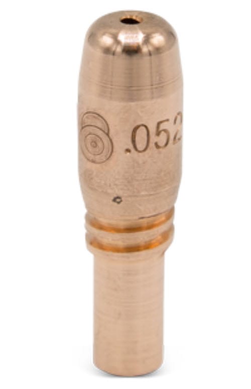 Bernard 052 inch copper welding contact tip