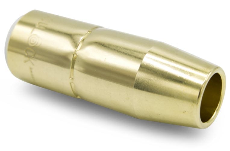 Brass MIG welding nozzle