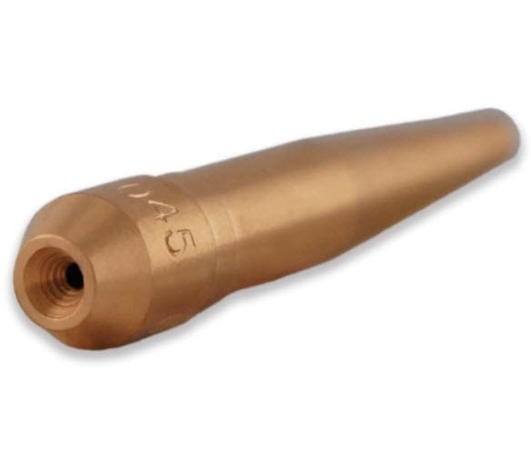 Copper welding contact tip with 0.8mm marking