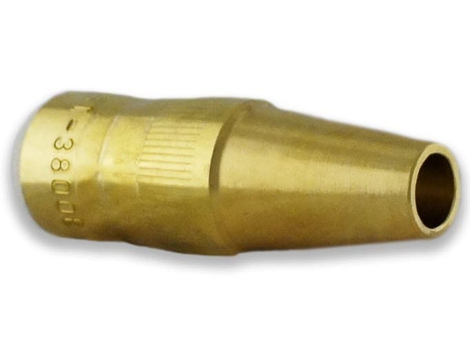 Brass welding contact tip