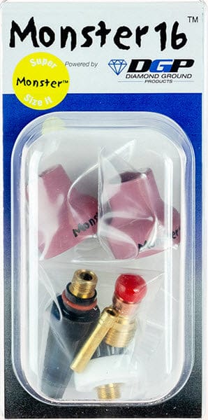 Monster 16 welding torch nozzle kit in retail packaging