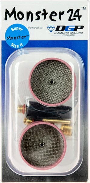 Monster 24 diamond grinding discs and accessories in retail packaging