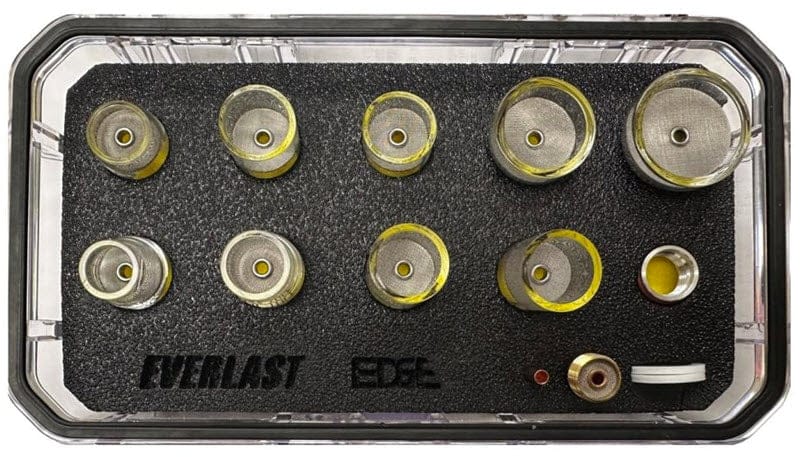 Everlast Consumables Everlast EDGE Pyrex Gas Lens Pro TIG Kit - 9/20 Torches