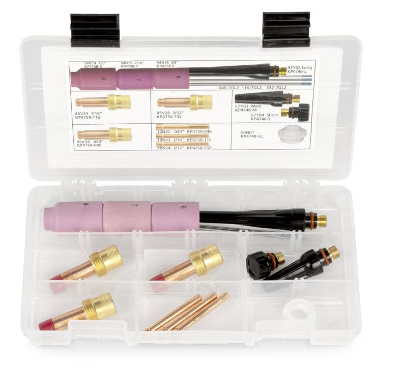 Lincoln Consumables All 17/18/26 Series TIG Torches / .040" - 3/32" Lincoln Caliber 17/18/26 Series TIG Torch Spare Parts Kit KP4760-MD