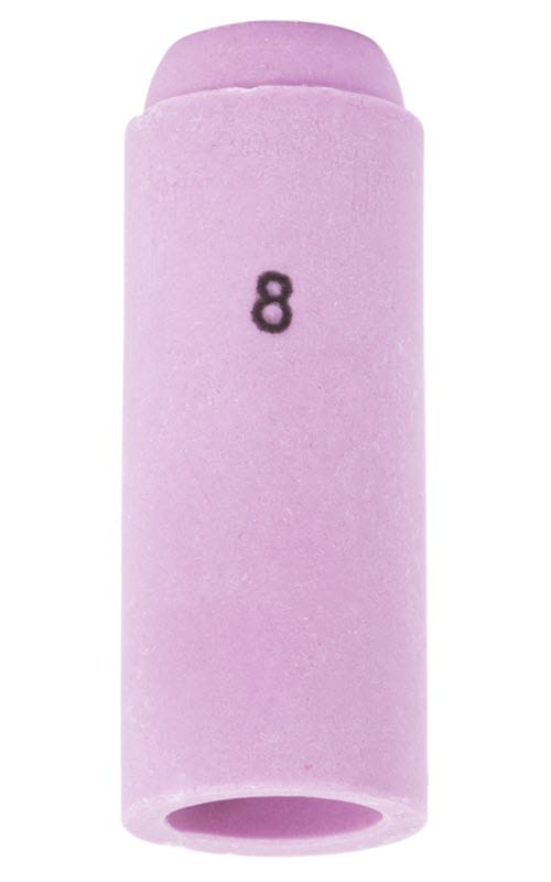 Pink ceramic TIG welding nozzle size 8