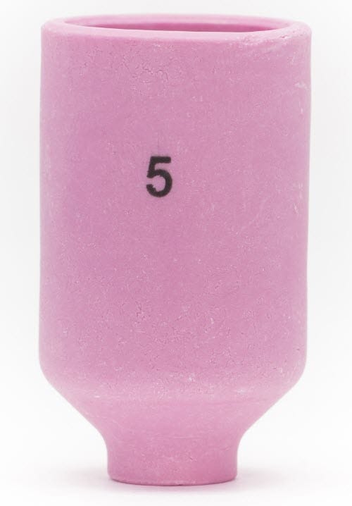Pink ceramic TIG welding nozzle size 5