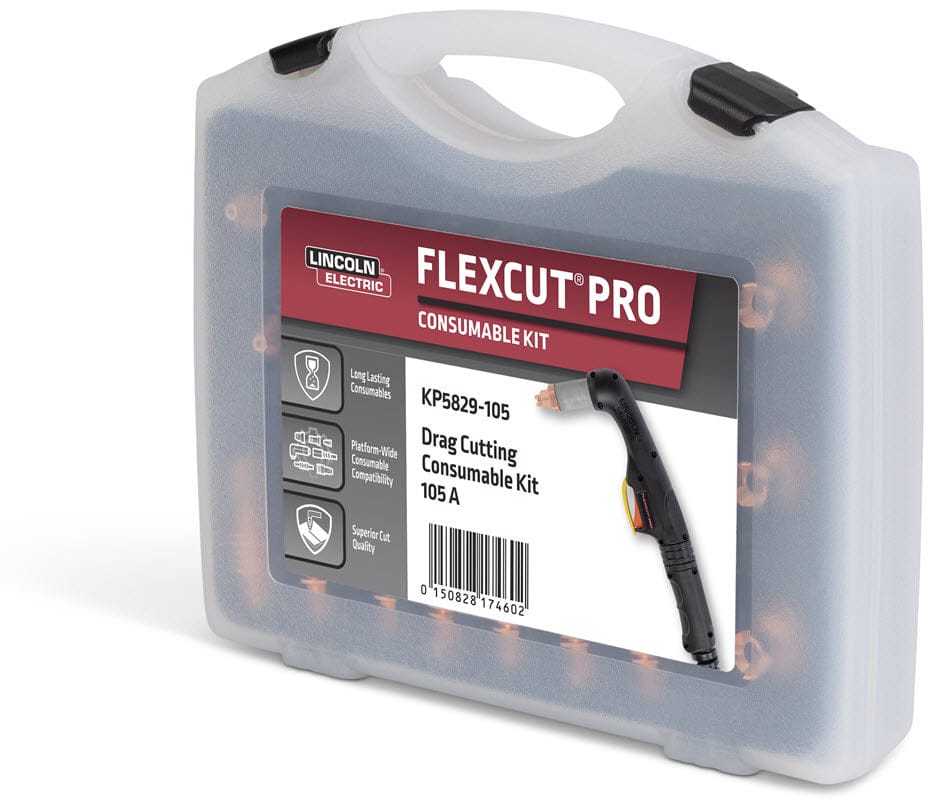 Lincoln Consumables Lincoln FlexCut PRO Drag Cutting Kit - 105 Amp KP5829-105