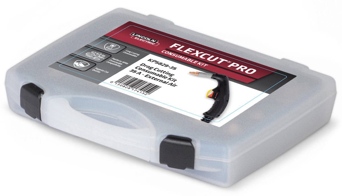 Lincoln Consumables Lincoln FlexCut PRO Drag Cutting Kit - 35 Amp KP5829-35
