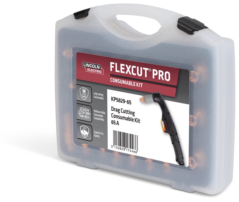 Lincoln Consumables Lincoln FlexCut PRO Drag Cutting Kit - 65 Amp KP5829-65