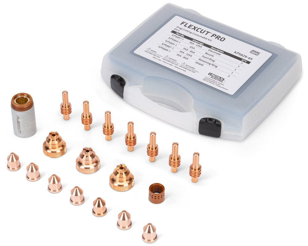 Lincoln Consumables Lincoln FlexCut PRO Drag Cutting Kit - 65 Amp KP5829-65