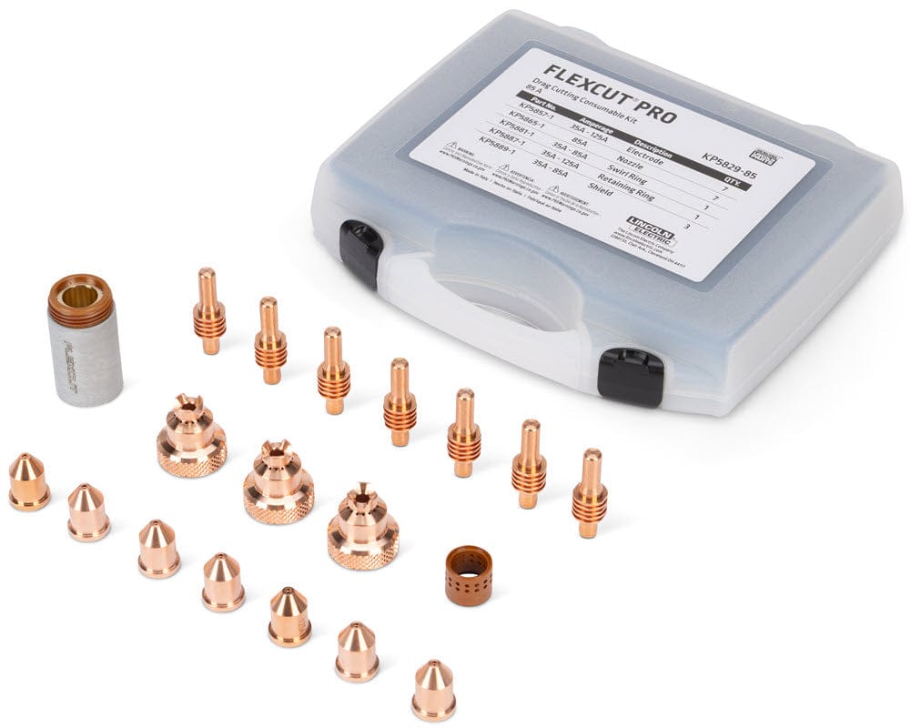 Lincoln Consumables Lincoln FlexCut PRO Drag Cutting Kit - 85 Amp KP5829-85