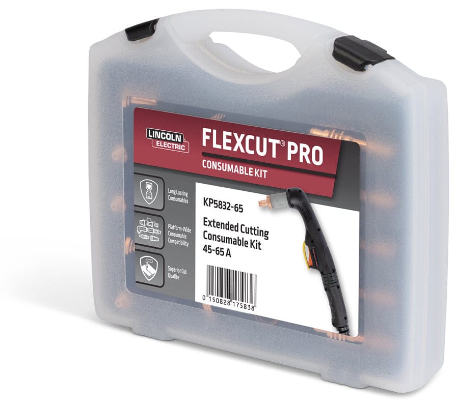 Lincoln Consumables Lincoln FlexCut PRO Extended Cutting Kit - 45 to 65 Amp KP5832-65