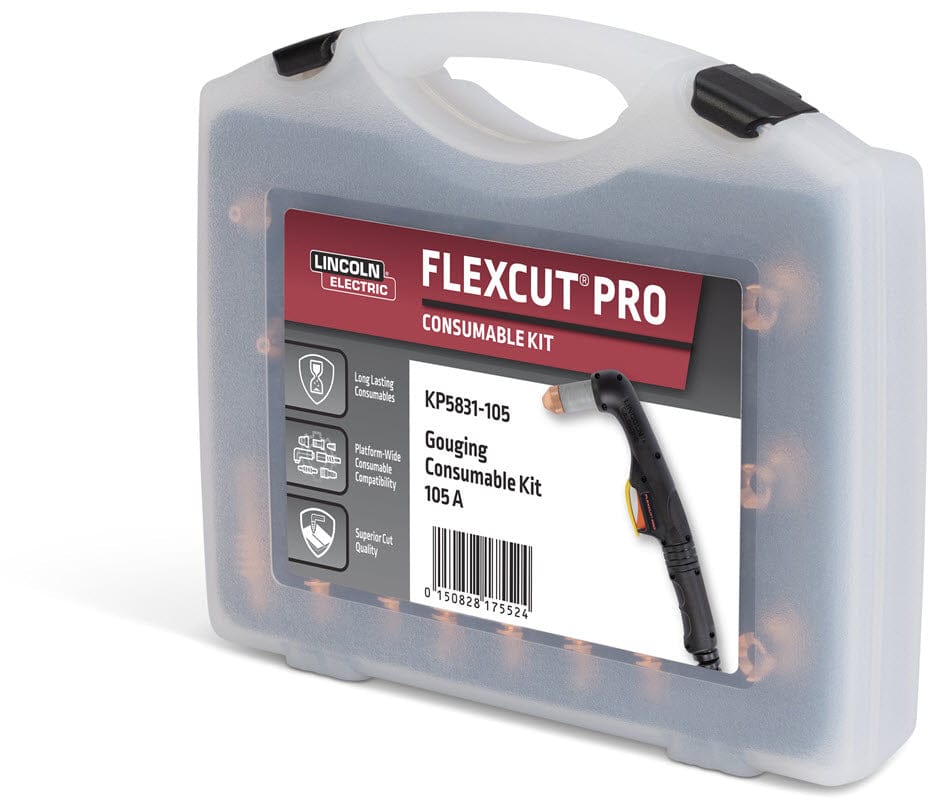 Lincoln Consumables Lincoln FlexCut PRO Plasma Gouging Kit - 105 Amp KP5831-105