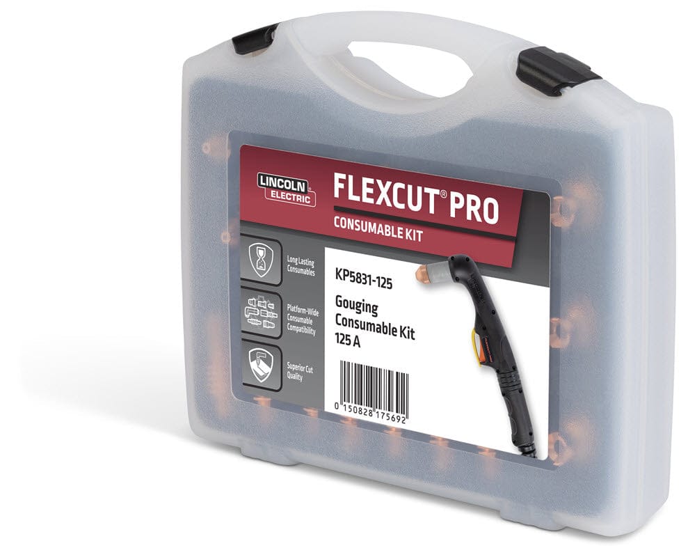 Lincoln Consumables Lincoln FlexCut PRO Plasma Gouging Kit - 125 Amp KP5831-125