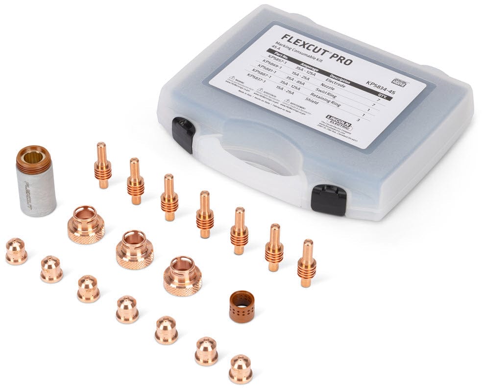 Lincoln Consumables Lincoln FlexCut PRO Plasma Marking Kit - 45 Amp KP5834-45